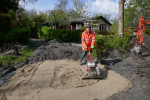 dicht en aanstampen